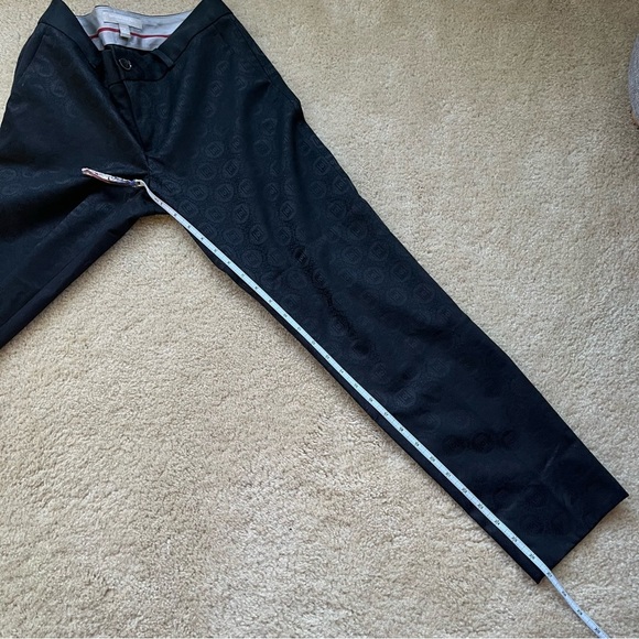 Banana Republic Women’s Black Camden Fit Jacquard Ankle Pants - Sz 2 - EUC - Picture 8 of 10